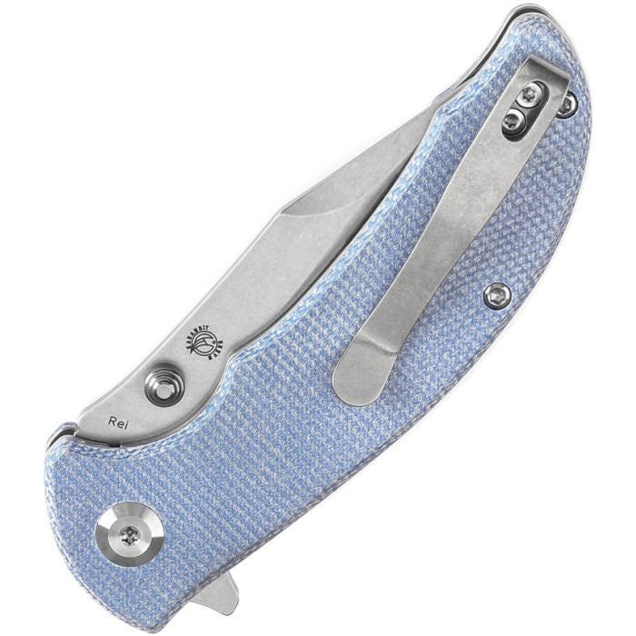 Tenable Rei 14C28N Blue Micarta