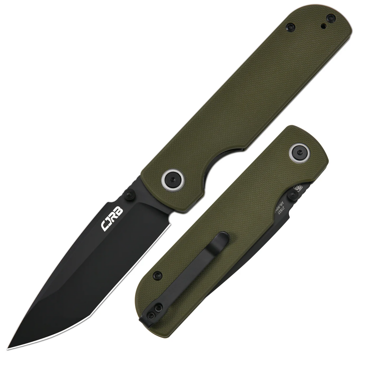 CJRB Nova RPM9 Black & Green Liner Lock