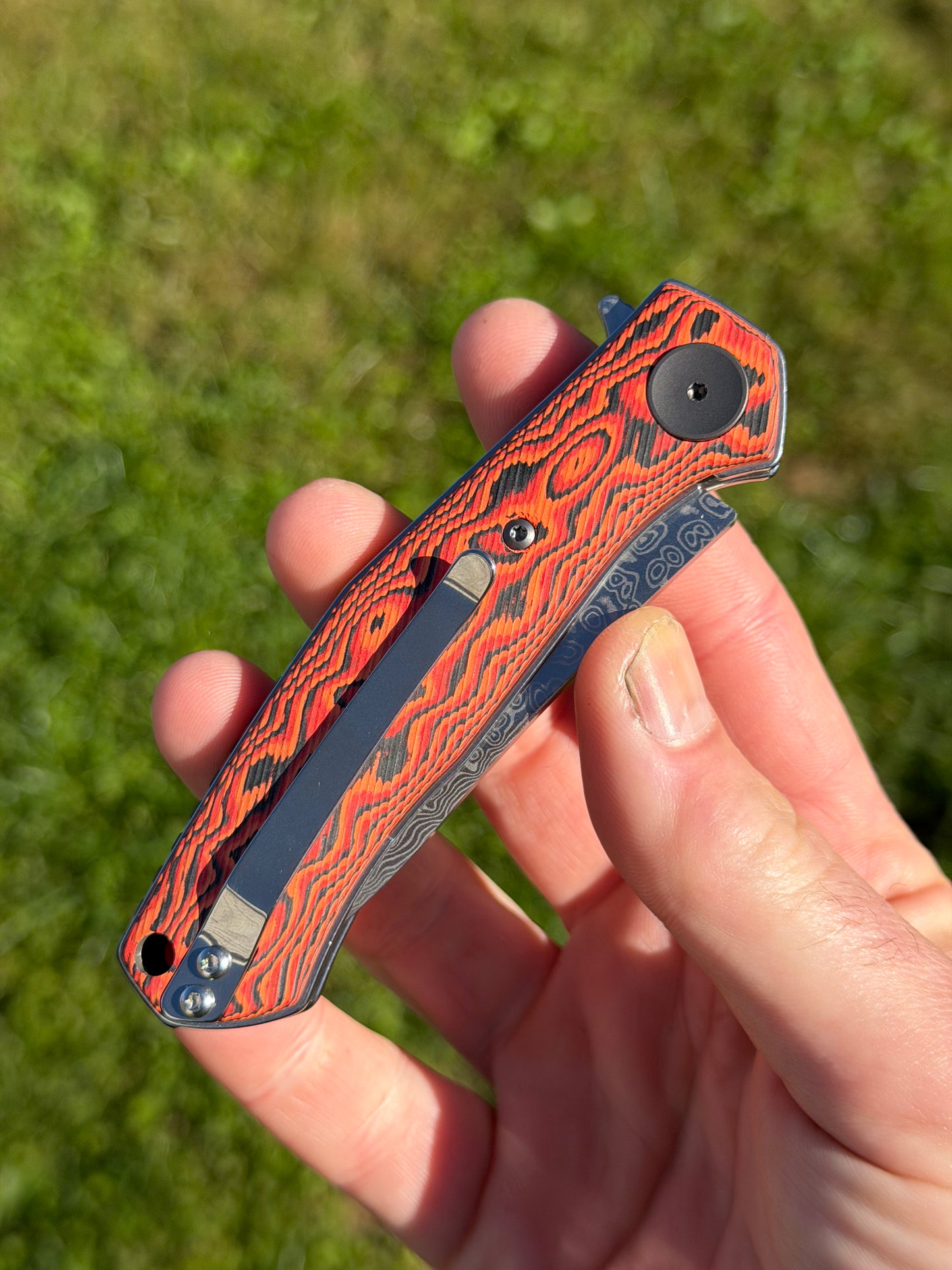 DMG Designs Scout Damascus Inferno