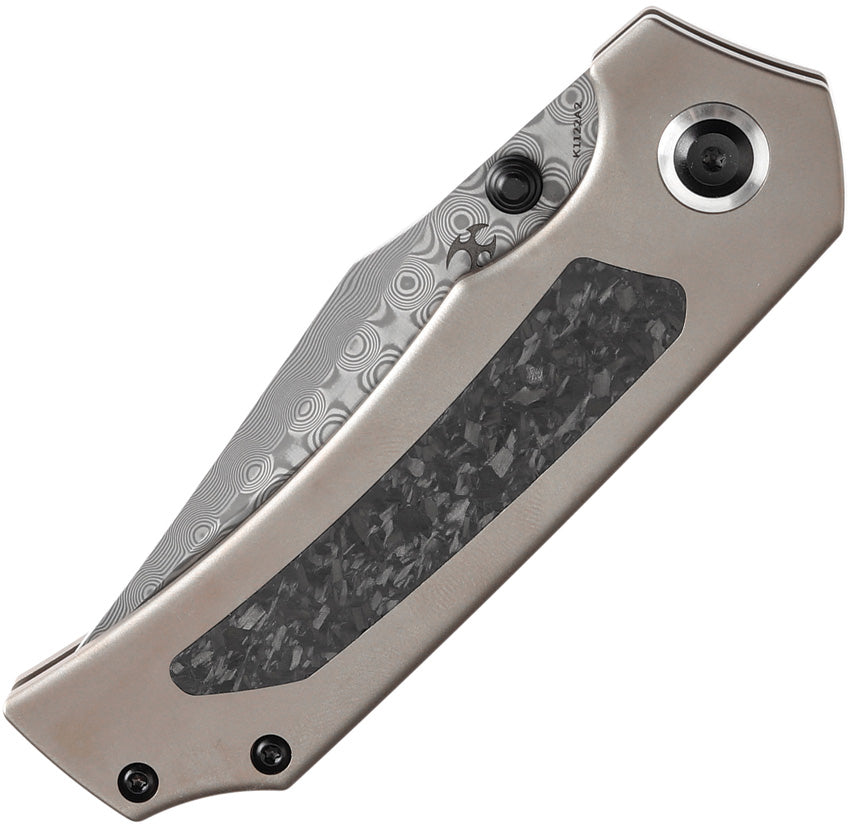 Kansept Fermi Damascus Carbon Fiber Glow Dark Matter