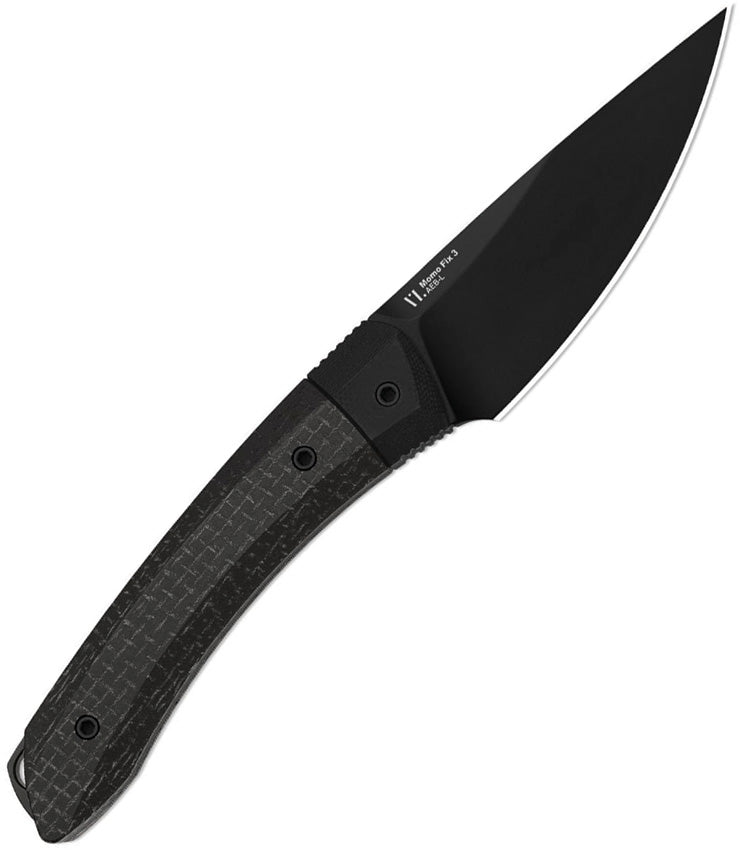 Kizer Momo Fix 3 AEB-L Black Micarta G10