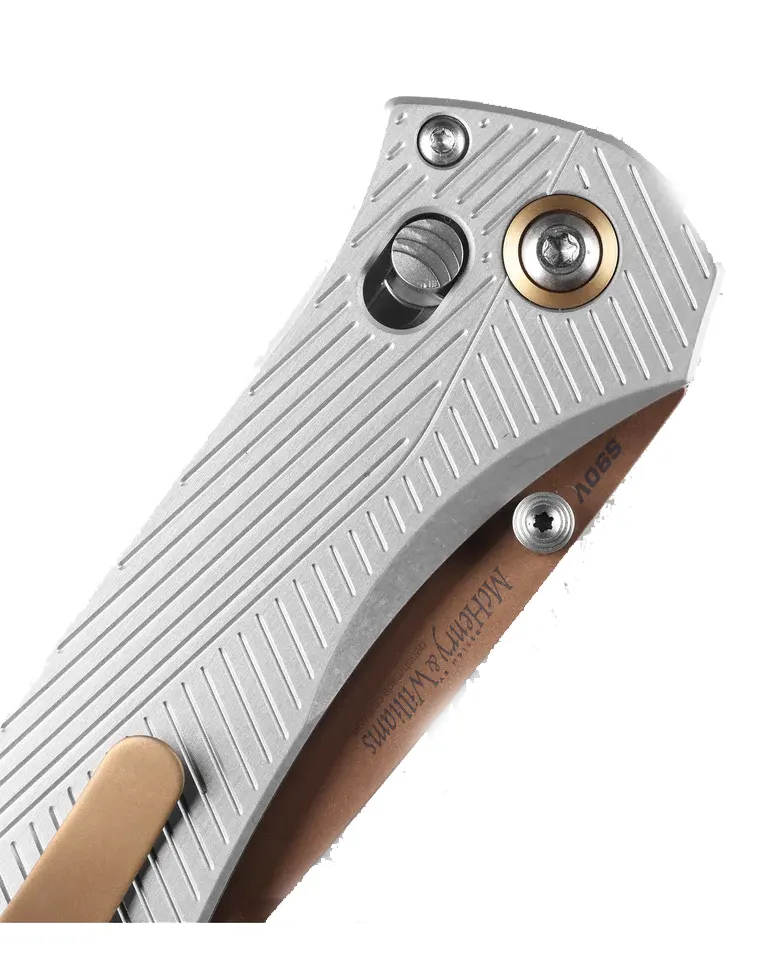 Benchmade Seven Ten AXIS Lock Gray Aluminum S90V