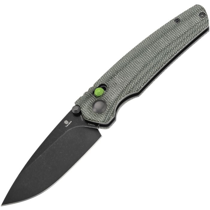 Tenable Raven 14C28N Green Micarta