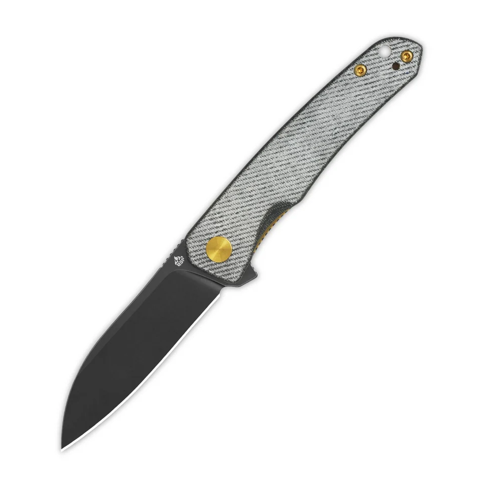 QSP Otter 14C28N Denim Micarta