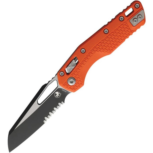 Microtech MSI S/E M390MK Partially Serrated Orange