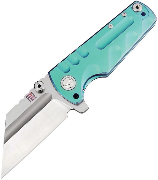 Artisan Cutlery Proponent S35VN Green Titanium