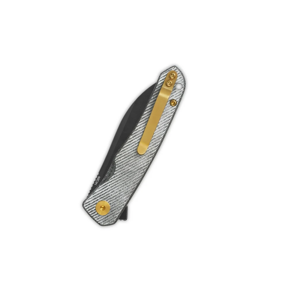 QSP Otter 14C28N Denim Micarta
