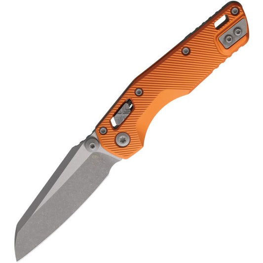 Microtech MSI Mini S/E M390MK Fluted Orange