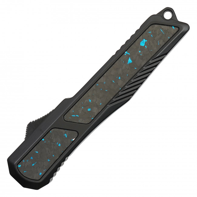 Atomic 8.5" Blue Flake Dual Action OTF
