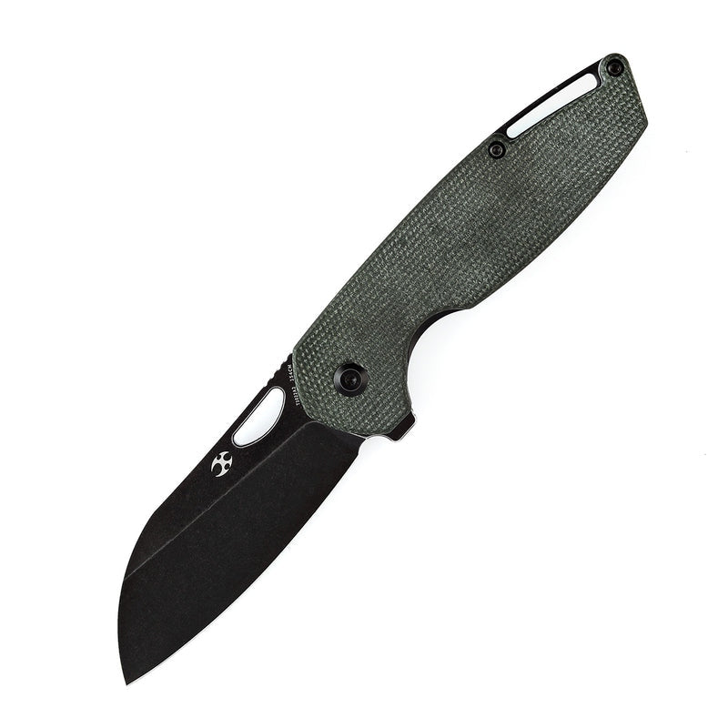 Kansept Model 6 154CM Green Micarta