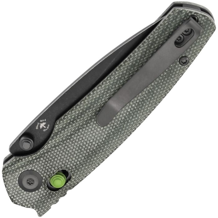 Tenable Raven 14C28N Green Micarta