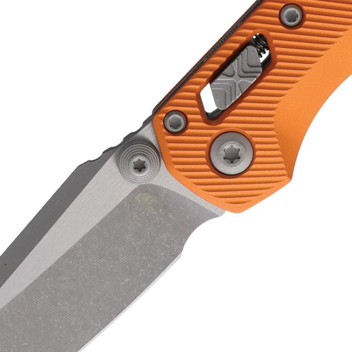 Microtech MSI Mini S/E M390MK Fluted Orange