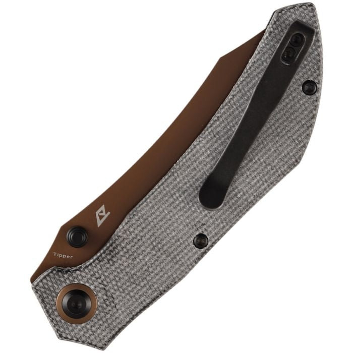 Tenable Tipper Rose Gold Nitro-V Black Micarta