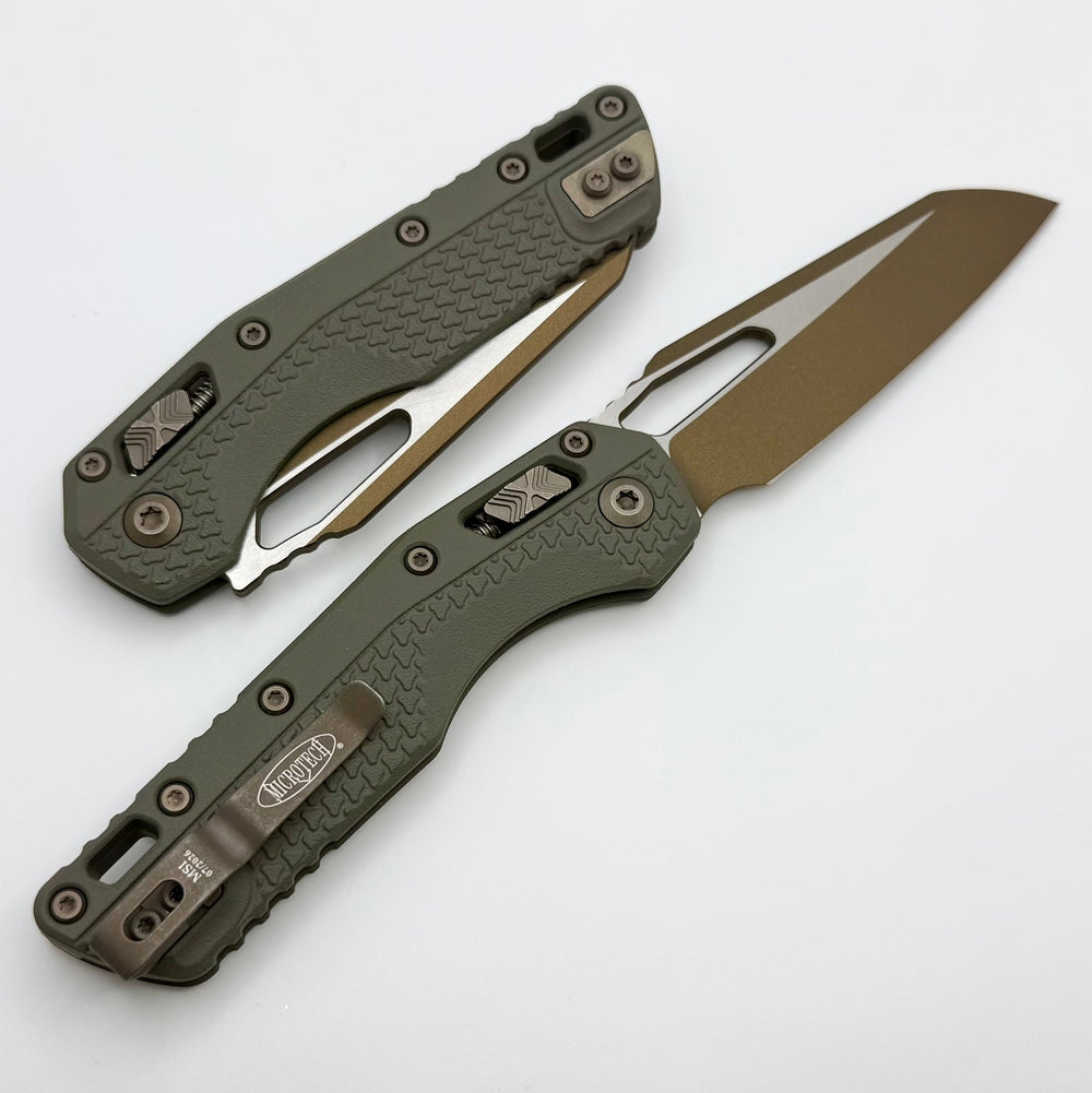 Microtech MSI S/E M390MK Moss Green Cerakote