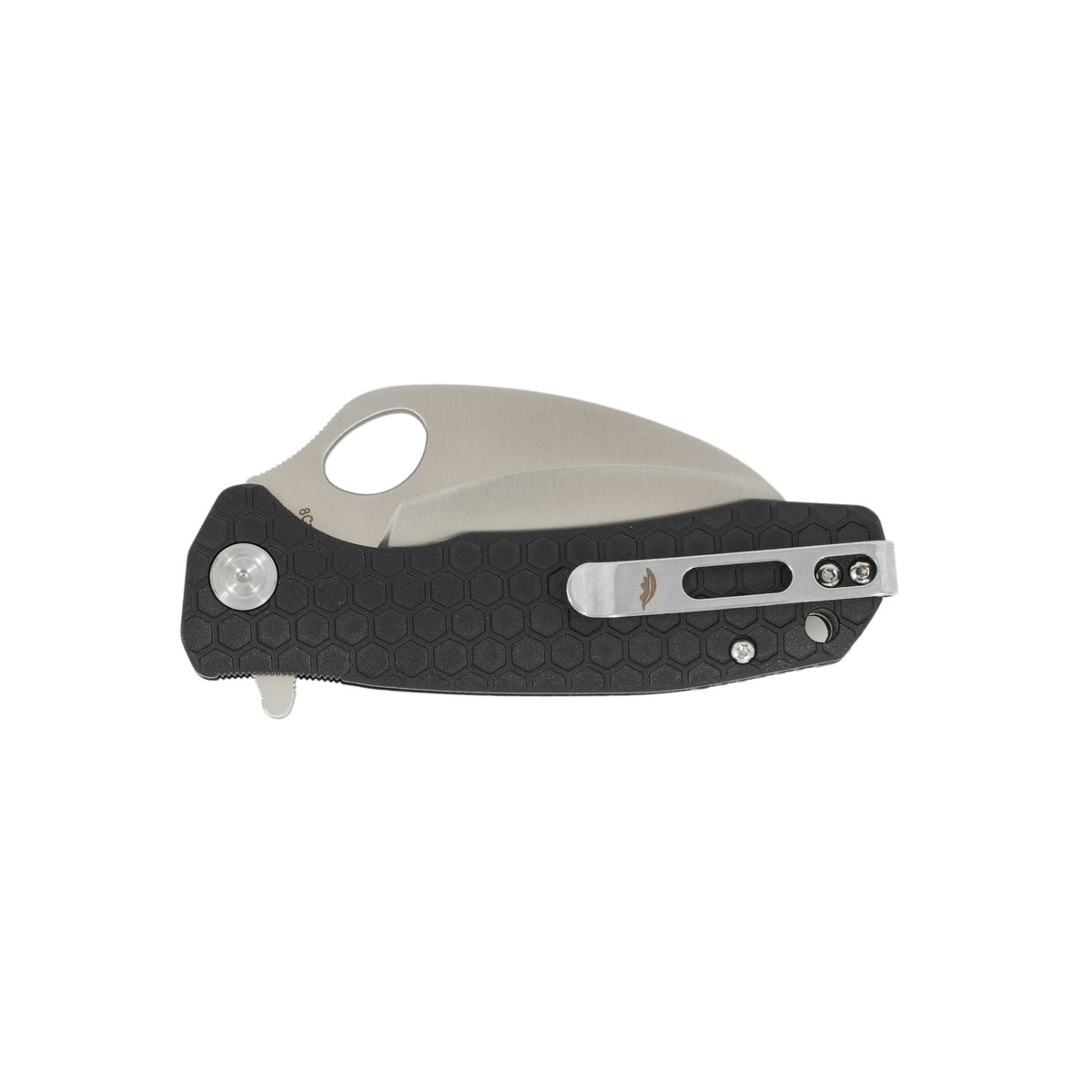 Honey Badger Large Claw Serrated 8Cr13MoV Black FRN