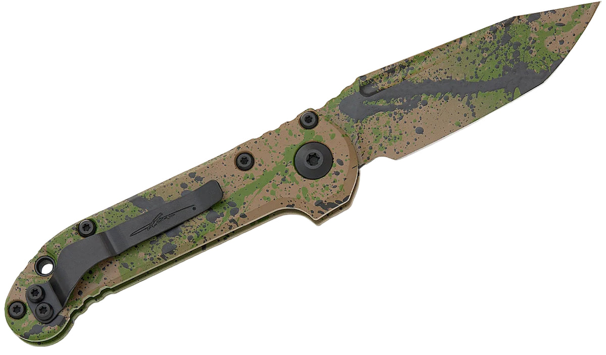 Microtech LUDT Gen III Auto Camo Splatter