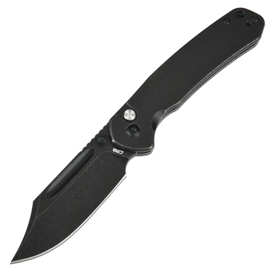 CJRB Bowie Pyrite RPM9 Black Stonewash Button Lock