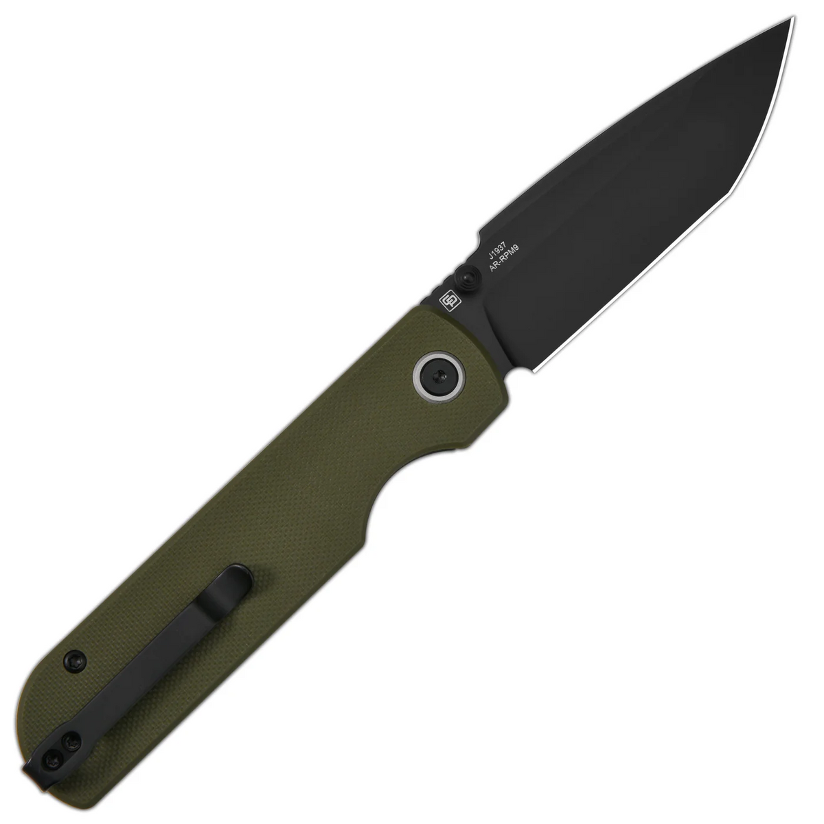 CJRB Nova RPM9 Black & Green Liner Lock