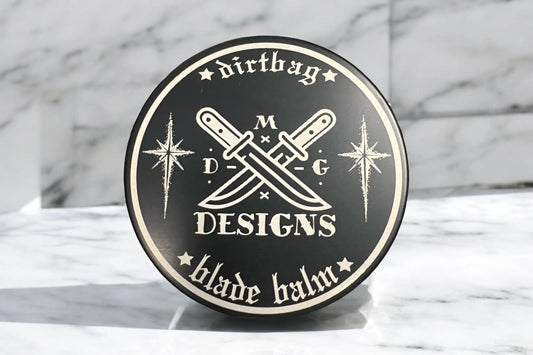 DMG Designs Blade Balm 2 oz tin