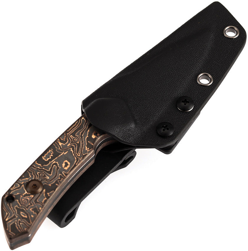 Kansept Fenrir Fixed Blade D2 Copper Carbon Fiber