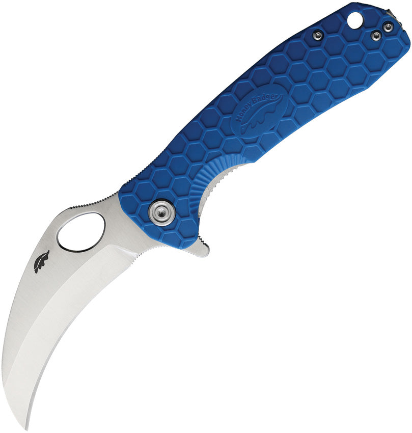 Honey Badger Medium Claw 8Cr13MoV Blue FRN