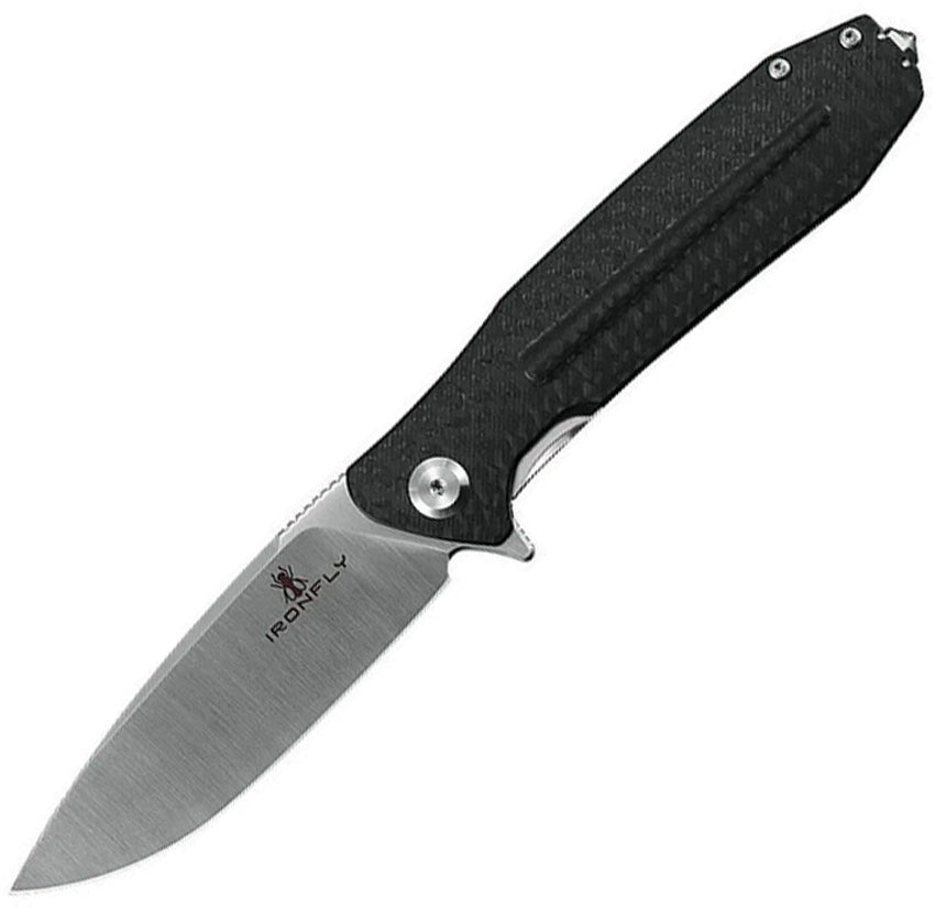 Ironfly Zesty Liner Lock Black G10 VG-10