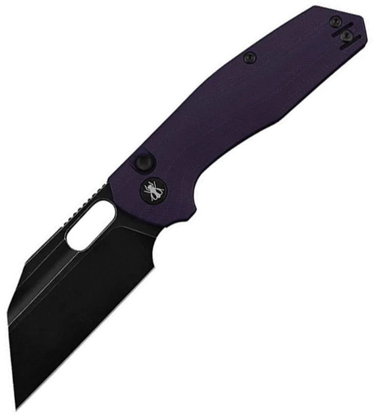 Ironfly Yolo Button Lock Purple G10 14C28N