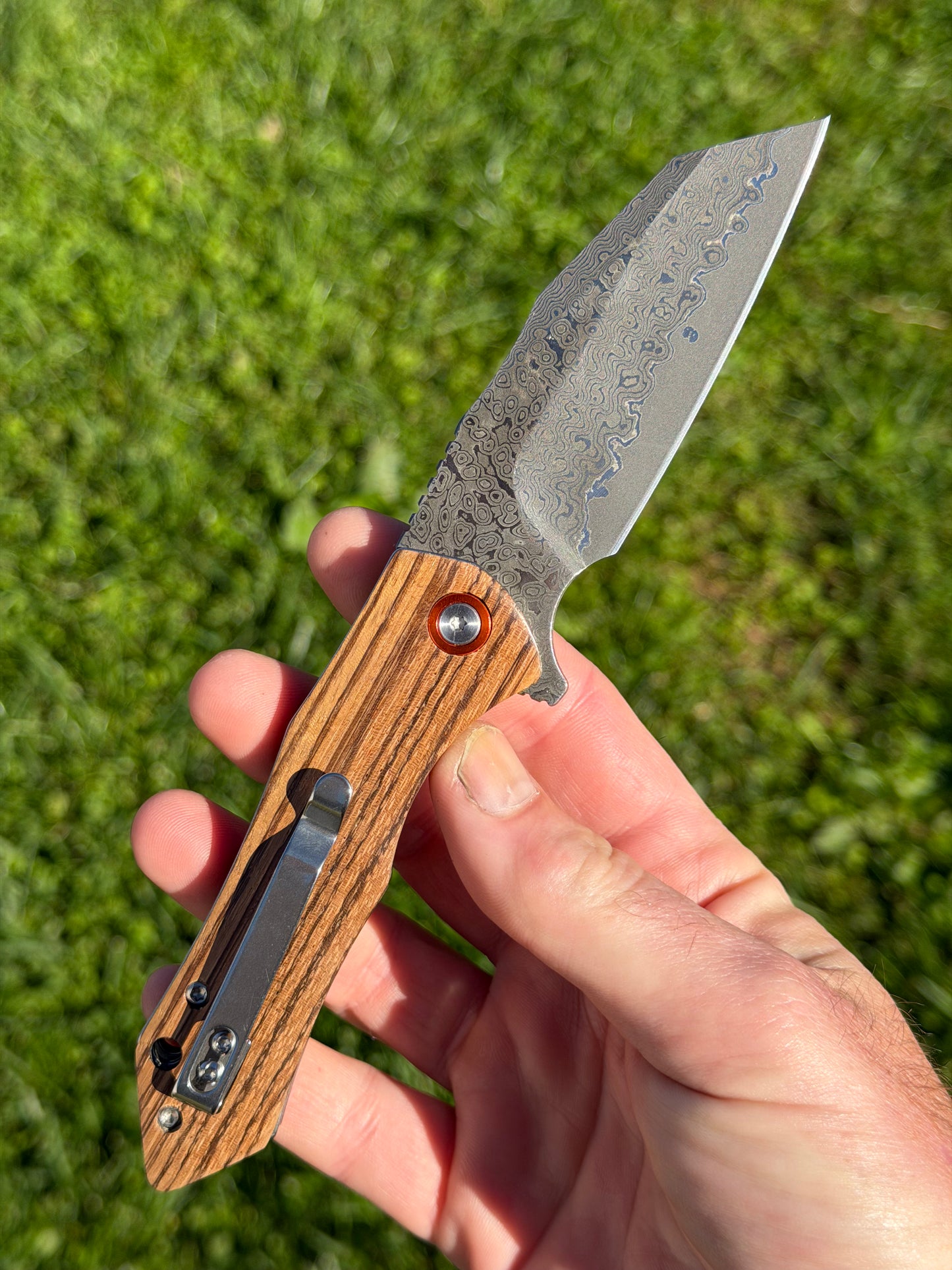 DMG Designs Siren Damascus Zebrawood