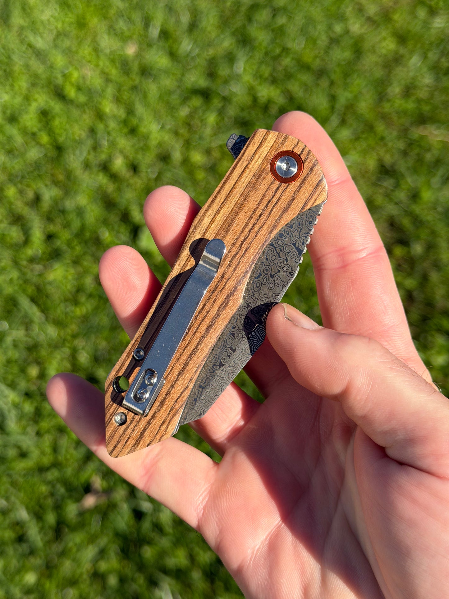 DMG Designs Siren Damascus Zebrawood