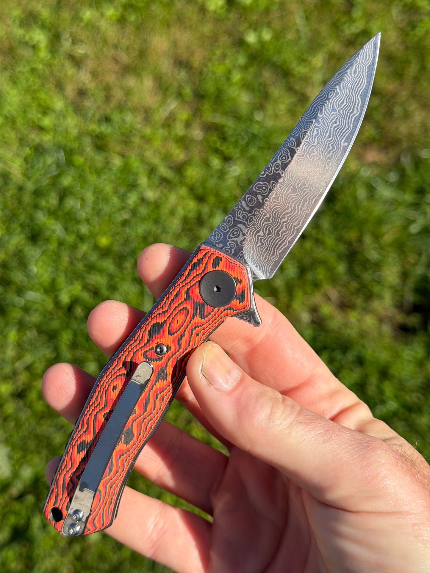 DMG Designs Scout Damascus Inferno