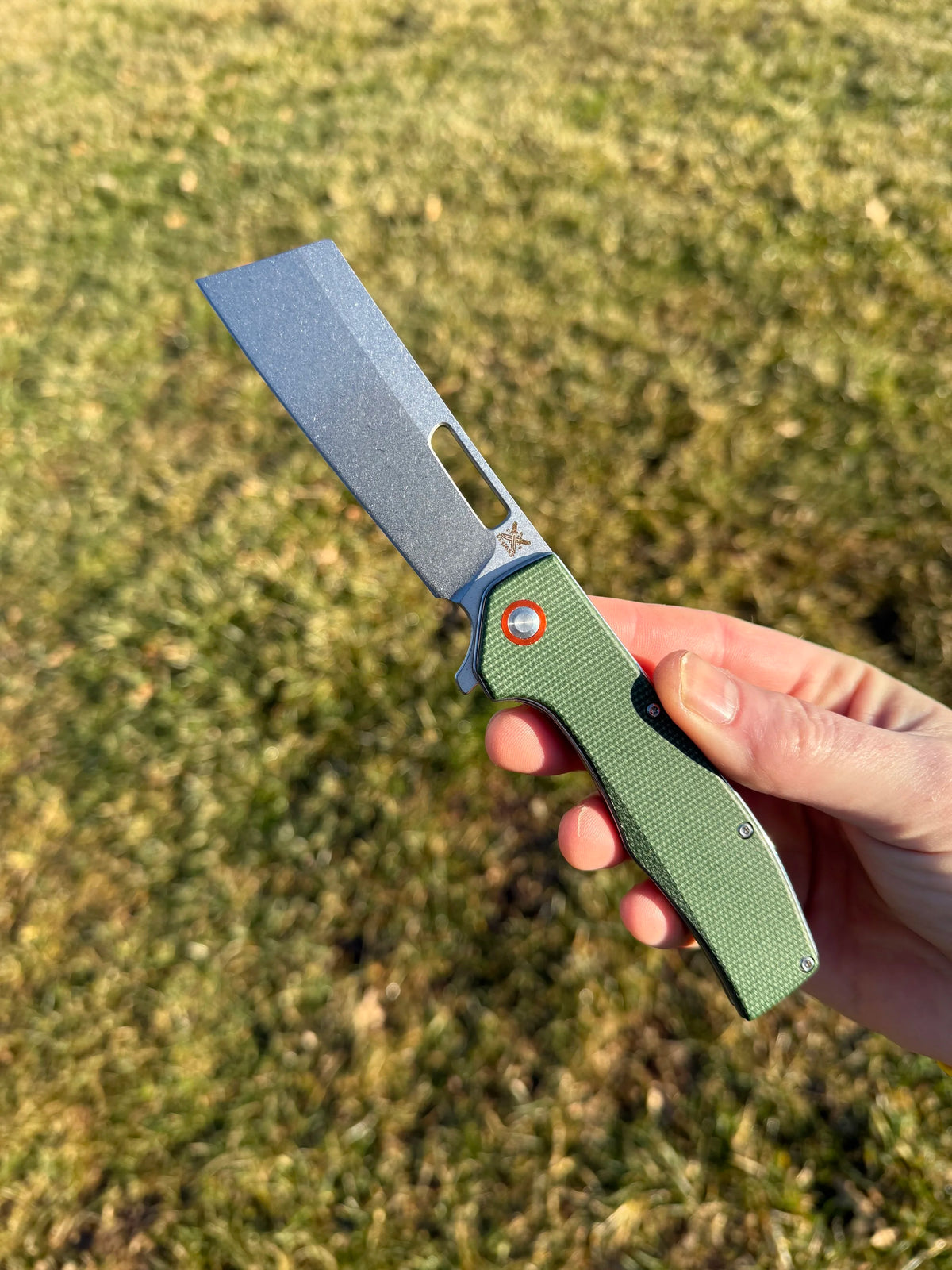 DMG Designs Jolly Roger D2 Green Micarta