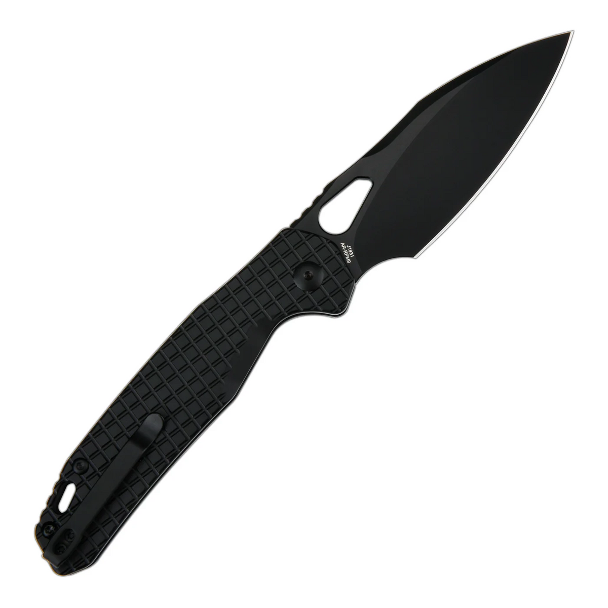 CJRB Frack Button Lock RPM9 Black Stainless Frag