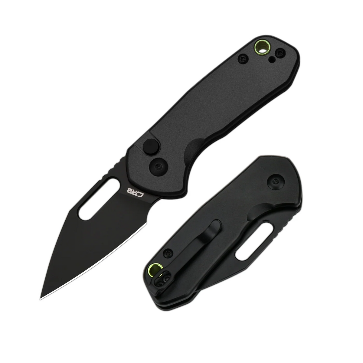 CJRB Mini Pyrite RPM9 Black Button Lock