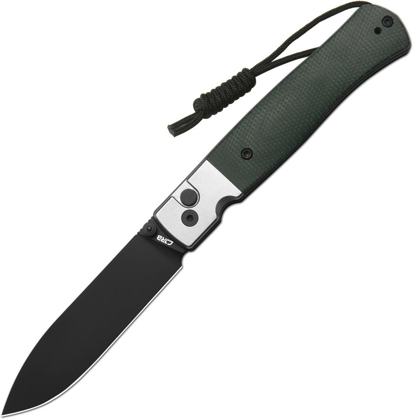 CJRB Glacier RPM9 Green Micarta