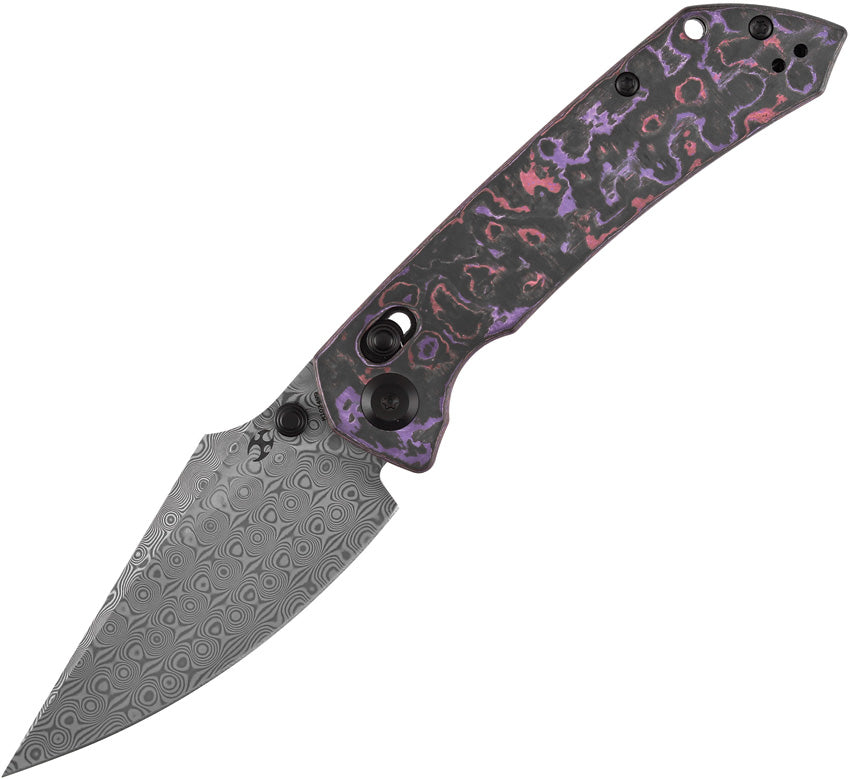 Kansept Fenrir Damascus Purple Haze Fatcarbon