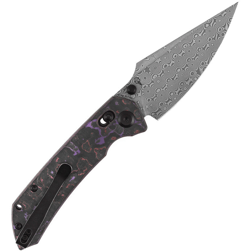 Kansept Fenrir Damascus Purple Haze Fatcarbon