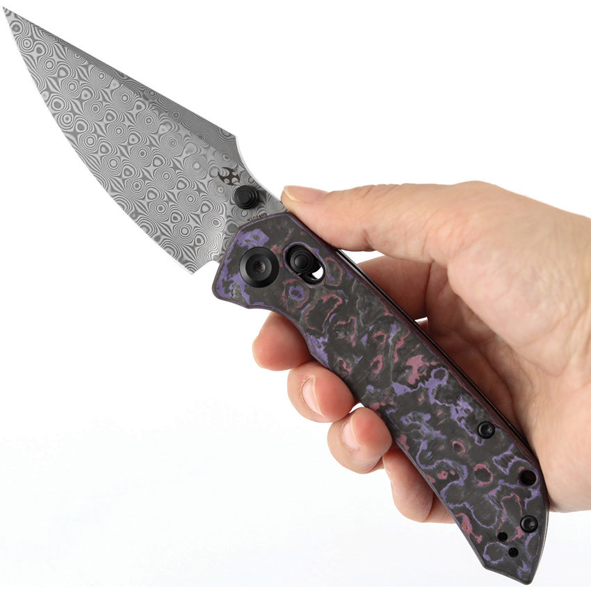 Kansept Fenrir Damascus Purple Haze Fatcarbon