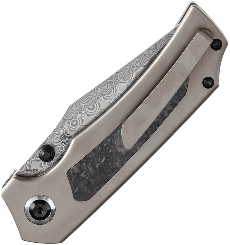 Kansept Fermi Damascus Carbon Fiber Glow Dark Matter