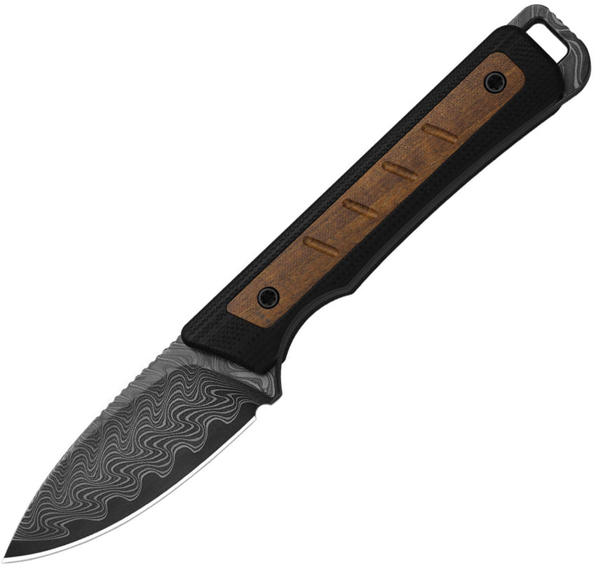 Kizer Whiskey Jack Damascus G10 Mkuruti Wood