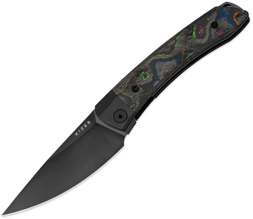 Kizer Mini MoMo S35VN 80s Camo Carbon Titanium