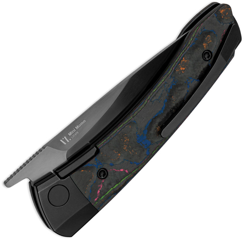 Kizer Mini MoMo S35VN 80s Camo Carbon Titanium
