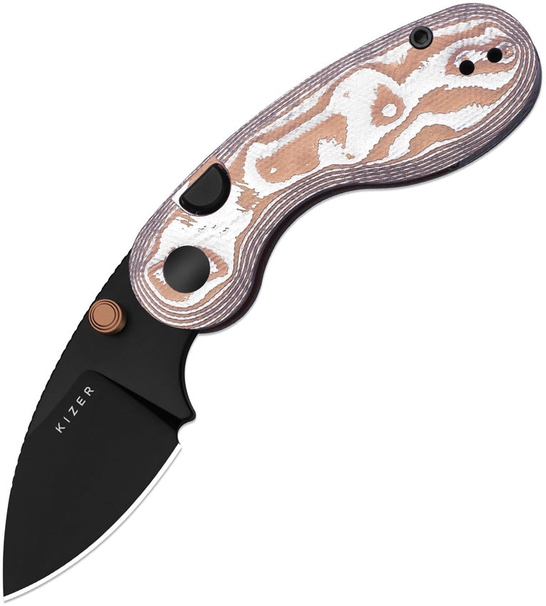 Kizer Microbe 14C28N Black Copper Foil G10