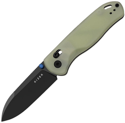 Kizer Drop Bear Nitro-V Black Glow-in-the-Dark G10