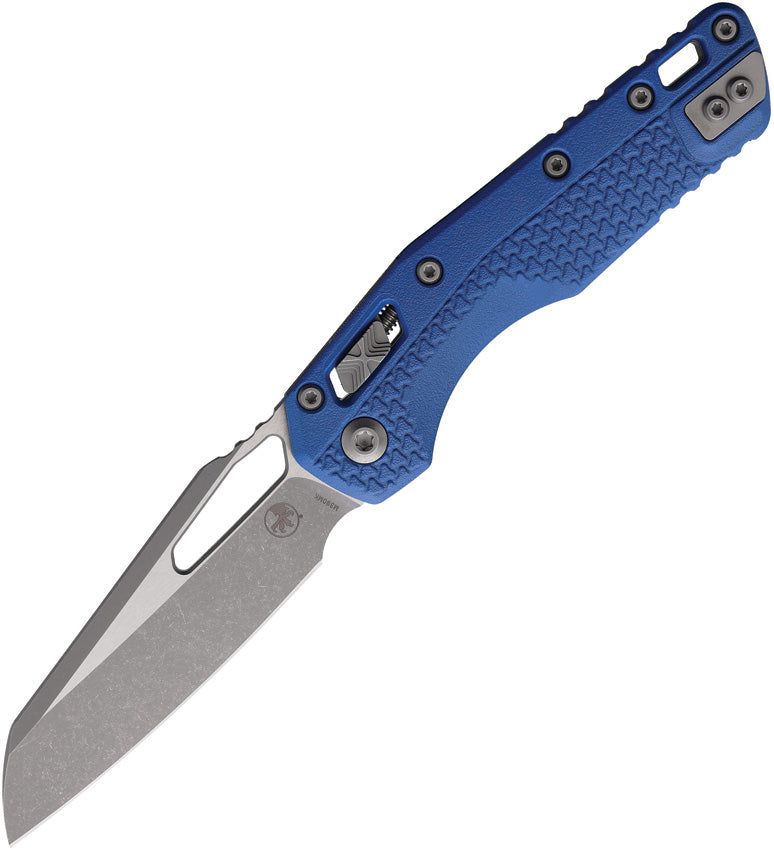 Microtech MSI M390MK Apocalyptic Blue Tri-Grip Polymer