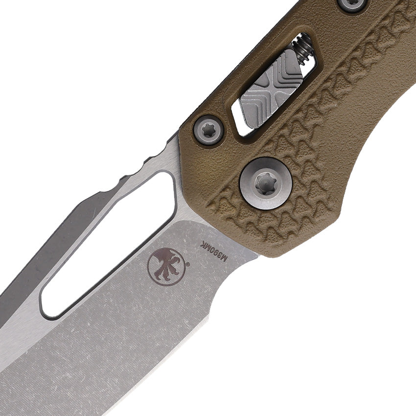 Microtech MSI M390MK Apocalyptic Dark Earth Tri-Grip