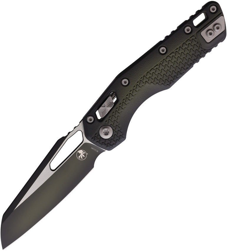 Microtech MSI M390MK Bazooka Green Cerakote Tri-Grip Polymer