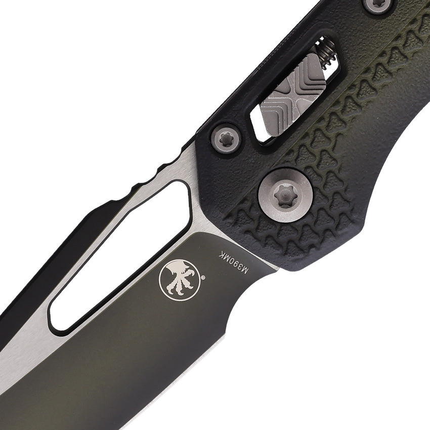 Microtech MSI M390MK Bazooka Green Cerakote Tri-Grip Polymer