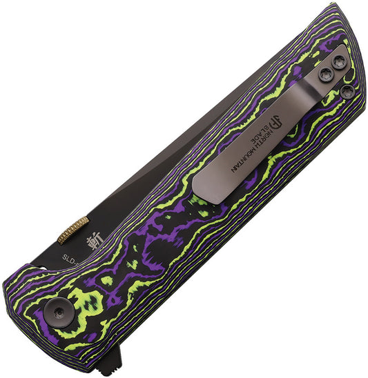 North Mountain Blade Chop 2 Button Lock SLD-Magic DLC Joker Carbon Fiber