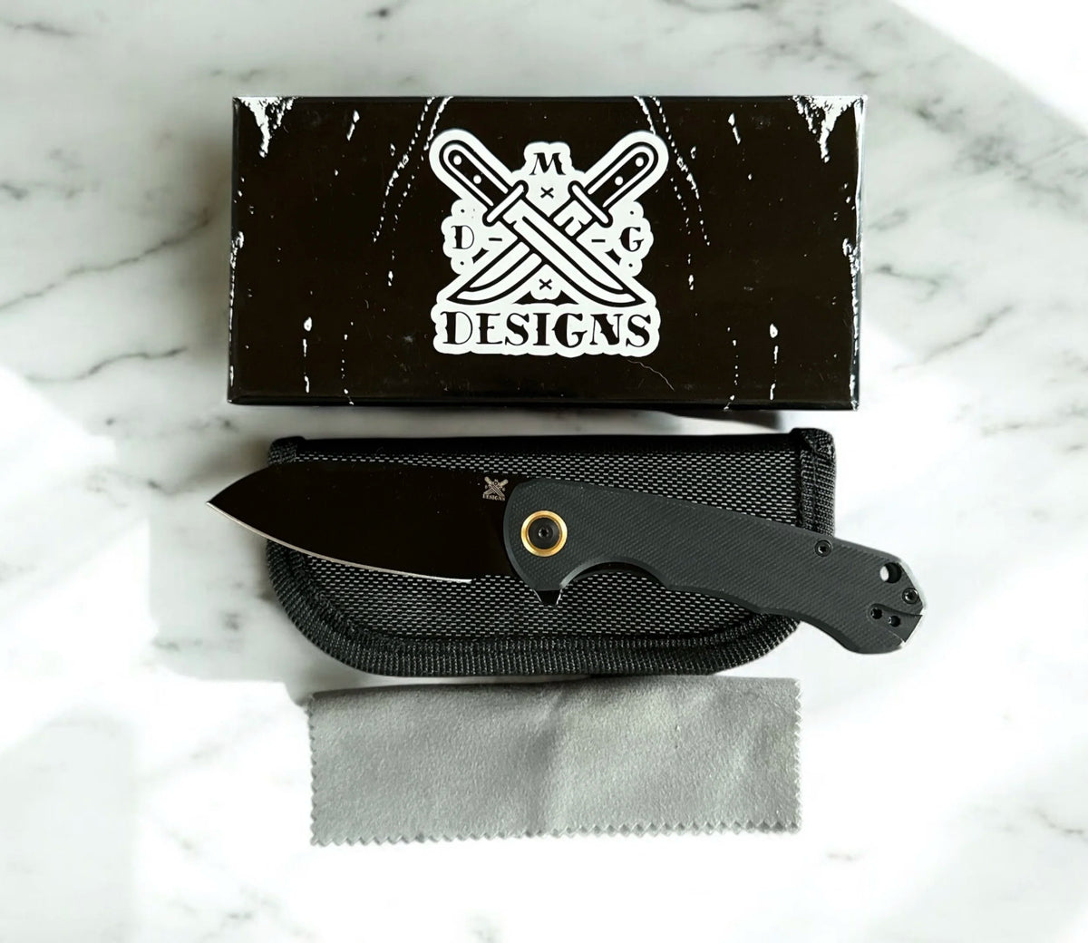 DMG Designs Riptide D2 Black G10 with box