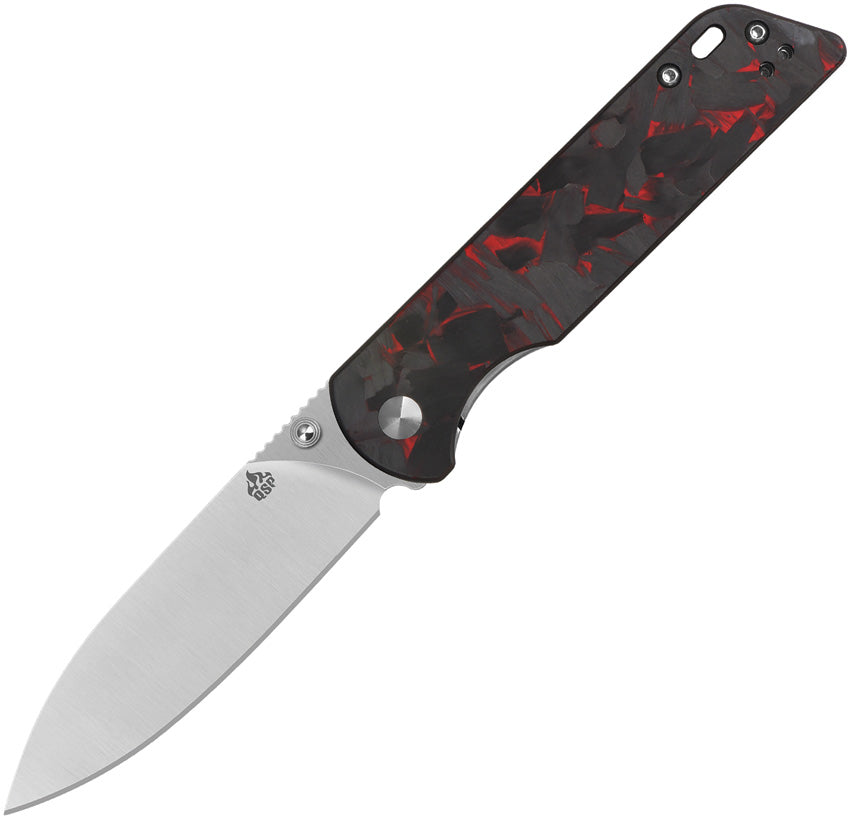QSP Parrot V2 D2 Red Shredded Carbon Fiber G10